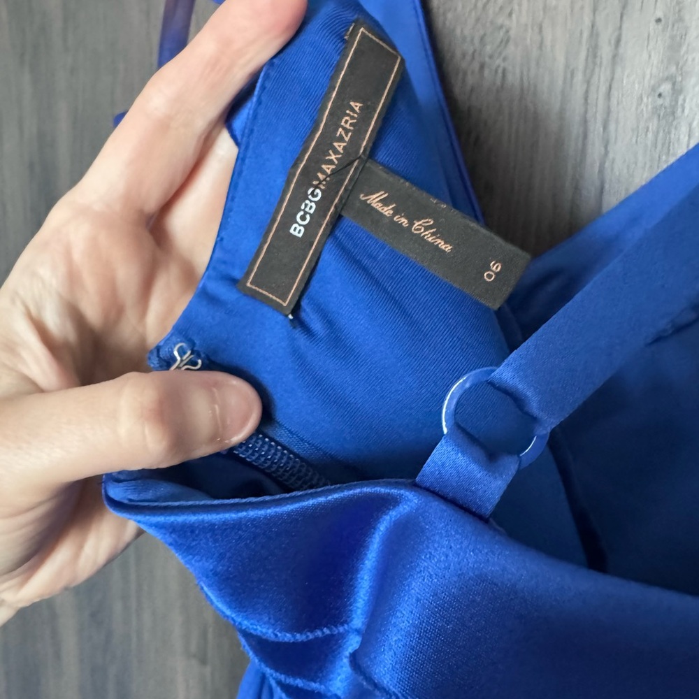 BcbgMaxaAzria blue cocktail/prom dress 4 - Picture 3 of 3